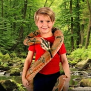 Real Planet Python Brown 78.7 Inch Realistic Soft Plush