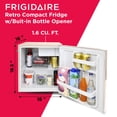 thumbnail image 2 of FRIGIDAIRE Coral EFR176 - Mini refrigerador AMZ retro con ahorro de energía, termostato ajustable y control lateral para abrebotellas, 2 of 5