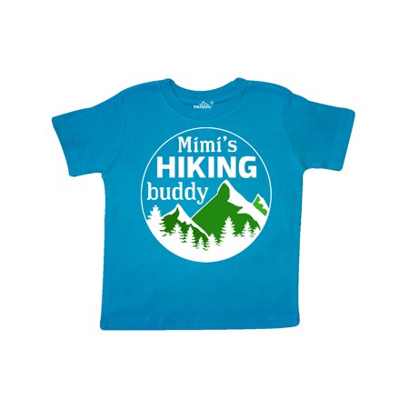 

Inktastic Mimi s Hiking Buddy with Mountains and Trees Gift Toddler Boy or Toddler Girl T-Shirt