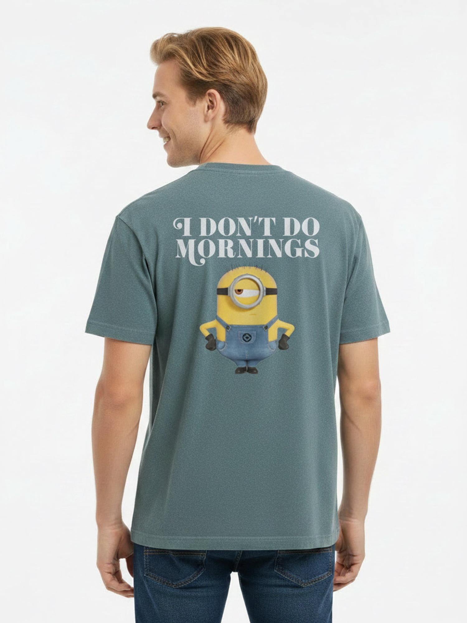 Despicable Me Minions Men's & Big Men's Front & Back Graphic T-Shirt, Just Don't, Sizes S–3XL