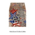 thumbnail image 2 of EGNMCR Memorial Day Decorations,4Th of July Decorations 4th Of July Decorative Tablecloth And Table Runner Independence Day Patriotic Table Linen Set Dining Table Home Decoration Linen runner, 2 of 5