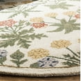 thumbnail image 3 of SAFAVIEH Blossom Caiside Floral Wool Area Rug, Beige/Multi, 6' x 6' Round, 3 of 5