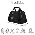 thumbnail image 3 of Mochila Transportadora Portátil Para Mascotas Modelo Negro, 3 of 4