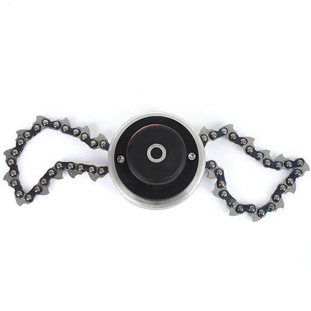 Kenally Trimmer Lawn Chain Trimmer Head Chain Brush para herramientas de corte de césped de jardín Jardín y Patio Negro Kenally TO005294-01