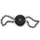 thumbnail image 1 of Kenally Trimmer Lawn Chain Trimmer Head Chain Brush para herramientas de corte de césped de jardín Jardín y Patio Negro Kenally TO005294-01, 1 of 6
