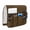 Brown, variant on Sofa Armrest Caddy,Waterproof Bedside Storage Organizer,Non Slip Armchair Pockets,Remote Control Holder for Couch,Handy Pouches with 6 Pockets for TV Remote,Phone,Magazine(Blue)