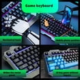 thumbnail image 4 of Teclado Para Juegos, Ratón Para Juegos, Sensación Mecánica, Retroiluminación Led, Teclados Para Jugadores, Teclado Con Cable Usb Para Juegos, Pc, Ordenador Portátil Minnieouse EL011601-00, 4 of 4