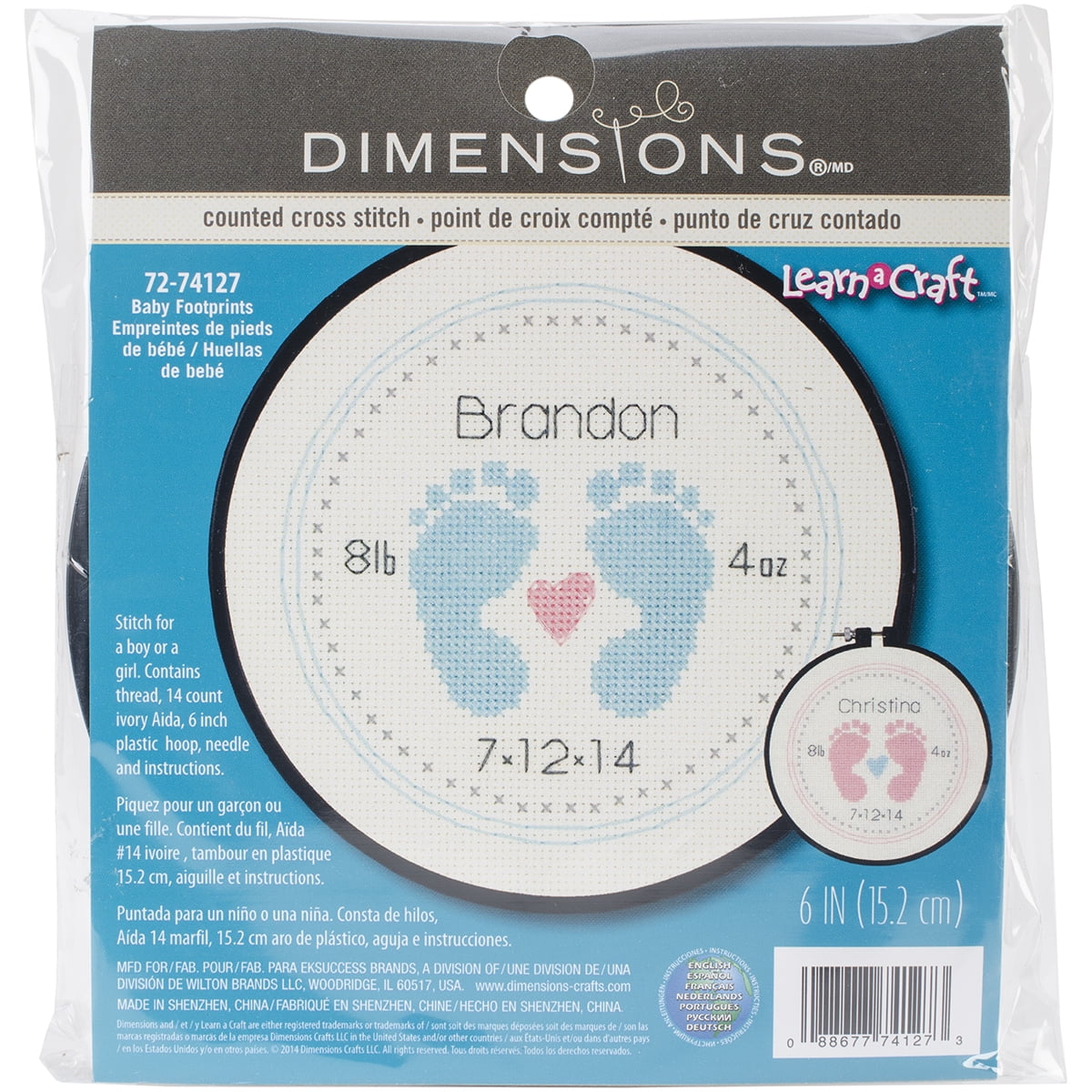 Dimensions Learn A Craft Counted Cross Stitch Kit 72-73764