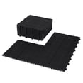 thumbnail image 7 of Miniyam 24 PcsInterlocking Deck Tiles, 12*12 inch, Plastic, Weight Capacity Up to 6613 LBS, Black, 7 of 7