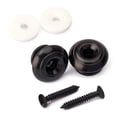 thumbnail image 3 of 2pcs Guitar Strap Buttons Black Ukulele Mandolin Lock Buckles, 3 of 8