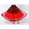 thumbnail image 2 of de salón para mujer, ropa , vestido de traje para mujer, larga escalonada clásica latina para adultos , ROJO Sunnimix vestido de baile latino, 2 of 8