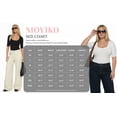 thumbnail image 7 of MOYIKO Plus Size Half Sleeve T Shirts for Women Scoop Neck Slim Fitted Summer Trendy Tops Casual Basic Tees Clothes, 7 of 7