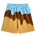 thumbnail image 4 of Shadoumai Shorts for Toddle Boys Animal Graphic Elastic Waist Cotton School Sport Shorts Fashion Swim Shorts Summer Short Pants Clothing, 4 of 4