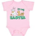 thumbnail image 3 of Inktastic It's My 1st Easter with Cute Chick and Bunny Boys or Girls Baby Bodysuit, 3 of 5