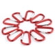 thumbnail image 2 of Clip de Bloqueo ANGGREK Gancho de Camping mosquetón de aluminio D forma 10pcs Rojo ADTJA0, 2 of 8