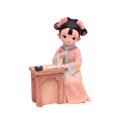 thumbnail image 4 of Estatuilla de Muñeca antigua tradicional perfecl Resina, 4 of 6