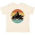 thumbnail image 3 of Inktastic Snowmobile Retro Sunset Boys or Girls Toddler T-Shirt, 3 of 5