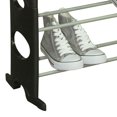 thumbnail image 2 of 30 Pair Metal and Plastic Shoe Rack, Black, 2 of 3