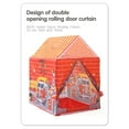 thumbnail image 5 of Fire Station Play Tent for 1-3 Years, DIY Children's Playhouse with Sturdy Poles, Indoor Outdoor Pretend Play Tent, Foldable Firefighter Tent, 5 of 9