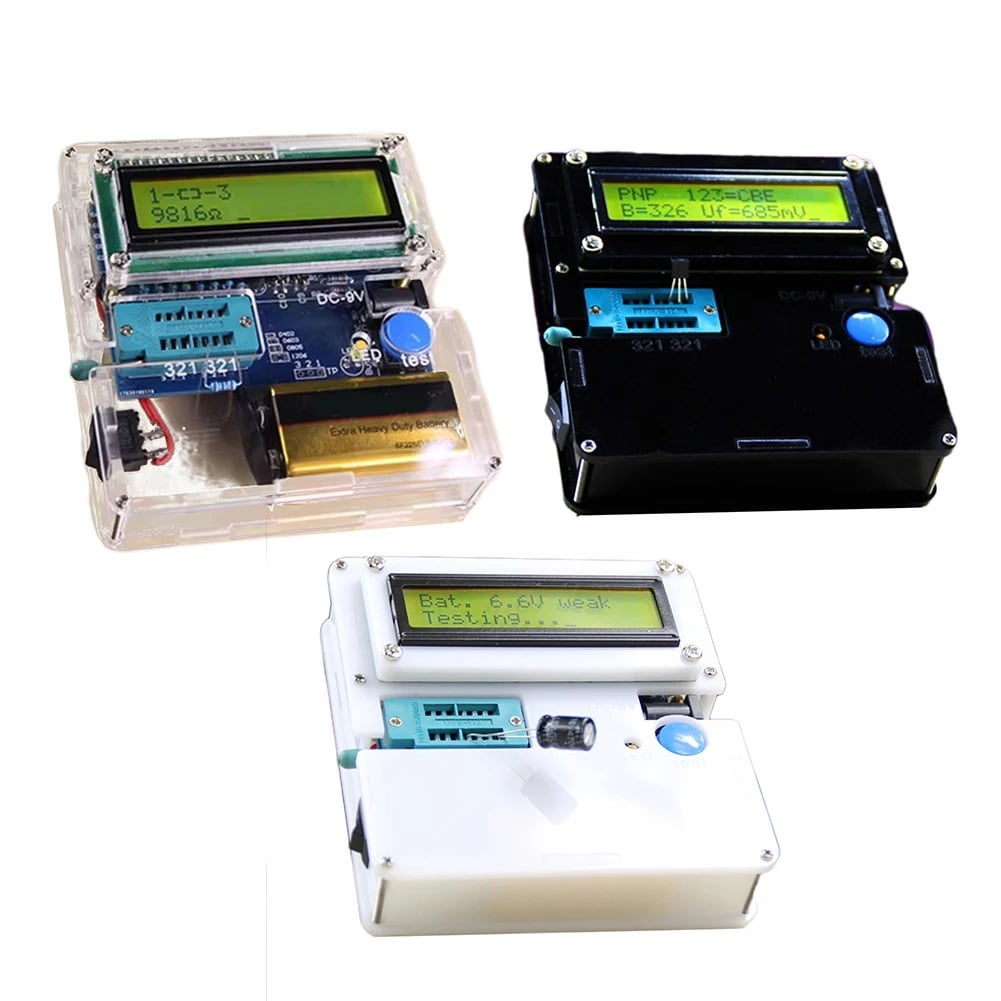Transistor High Precision Capacitance LCR ESR Meter DIY Kit with Full Color Graphic Display and Clear Readings ,Accurate and Speed