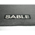 thumbnail image 2 of OEM Mercury Sable Floor Mats Front Midnight Black Round Grommet Hole, 2 of 3