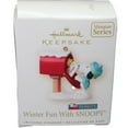thumbnail image 2 of Peanuts Winter Fun With Mail Snoopy Hallmark Keepsake Christmas Ornament 04299, 2 of 2