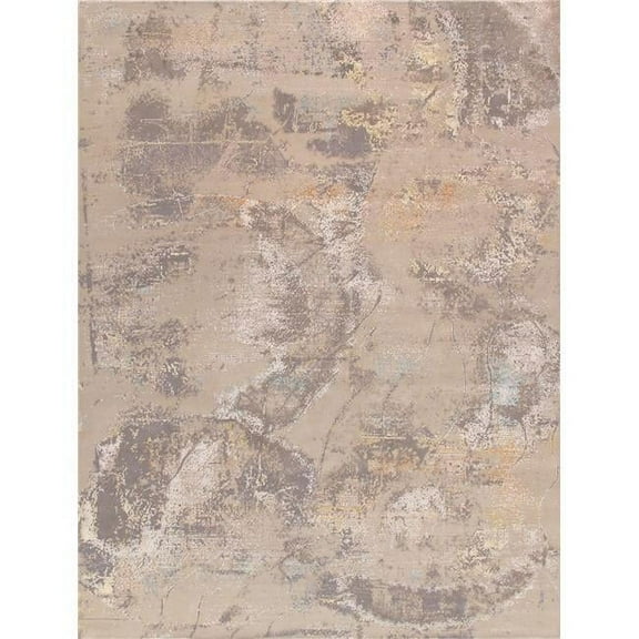 Pasargad Home Modern Collection Hand-Tufted Silk & Wool Area Rug- 9' 4" X 12' 4", Multi