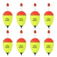 thumbnail image 1 of Flotadores de pesca EVA de 3.5oz, flotador de pesca amarillo, paquete de 8, 1 of 5