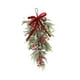 thumbnail image 5 of Guirnalda navideña con forma de lágrima, corona para puerta principal, arreglo navideño, guirnalda artificial para fiestas, bodas, interiores y, 5 of 9