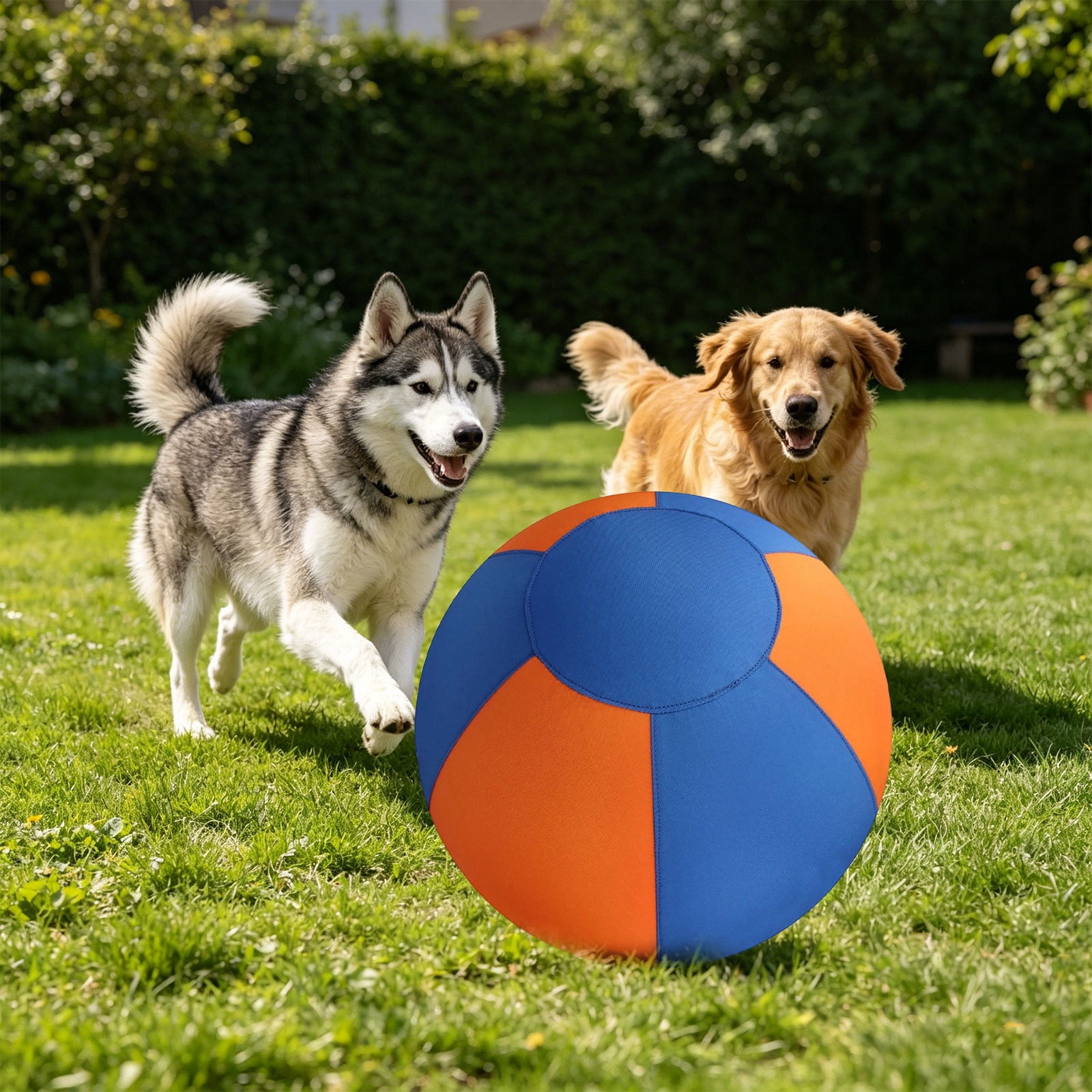 Herding Ball for Dogs, Durable Giant Dog Ball for Australian Shepherd, Cattle Dog, Border Collie for Outdoor Play S