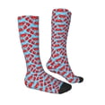 thumbnail image 4 of Lsque Cartoon Crabs Printed Crew Socks Men's Women's LightWeight Thin Casual Calf Socks ,Knee High Socks,Cotton Socks, 4 of 9