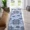 Blue, variant on Hasoo Round Area Rug 4' x 4' Non-Slip Carpet for Living Room Bathroom Kitchen Bedroom Beige/Gray