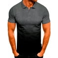 thumbnail image 1 of MAWCLOS Slim Fit T-shirts Mens Polo Shirt Short Sleeve Classic Sports Top Casual Workout Sports Tunic Shirt Casual Button Pullover Blouse, 1 of 2