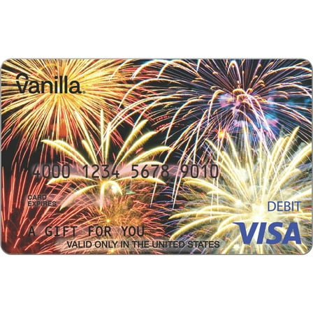 Vanilla® Visa® $20-$500 Fireworks eGift Card (Plus $6.84 Purchase Fee) [Email Delivery]