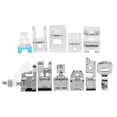 thumbnail image 2 of Prensatelas para máquina de coser, 11 unids/set, prensatelas multifunción para coser en el hogar, suministros para máquinas de coser, uso conveniente, 2 of 8
