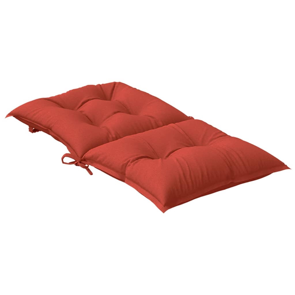 vidaXL Lowback Chair Cushions Seat Pad Outdoor Garden Patio Furniture Fabric
