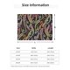 thumbnail image 5 of Fotbe Watercolor Romantic Paisley Manta de Franela con Estampado, Manta Ultrasuave para Cama, Sofá, Auto, Hipoalergénica y Antibolitas-50"x40", 5 of 6