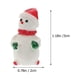 thumbnail image 5 of 8 figuras de muñeco de nieve en miniatura de resina para decoración del hogar y fiestas., 5 of 7