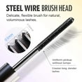 thumbnail image 3 of MODANU 2Pcs Iron Wand Mascara, Waterproof Black Washable Metal Mascara, Long Lasting Lash Extensions Mascara, 3D Curling Eyelash Iron Mascara for Women and Girls (Black), 3 of 7