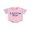 Pink, variant on Bagilaanoe Newborn Baby Girl Rompers Letter Print Short Sleeve Bodysuits 3M 6M 12M 18M 24M Infant Casual One Piece Short Jumpsuit