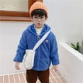 thumbnail image 2 of KaLI_store Boys Winter Coat Boy Casual Slim Fit Outwear Coat Jacket Blue,4-5 Years, 2 of 4