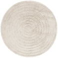 thumbnail image 2 of Safavieh Easy Care Edythe Solid Machine Washable Area Rug, Light Gray, 3' x 3' Round, 2 of 7