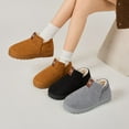 thumbnail image 6 of CHICVOMEY Winter Suede Snow Boots for Men and Women Thickened Fuzzy Warm Non Slip Plush Lined Closed Toe Thick Sole Outdoor Indoor Cozy House Shoes, 6 of 8