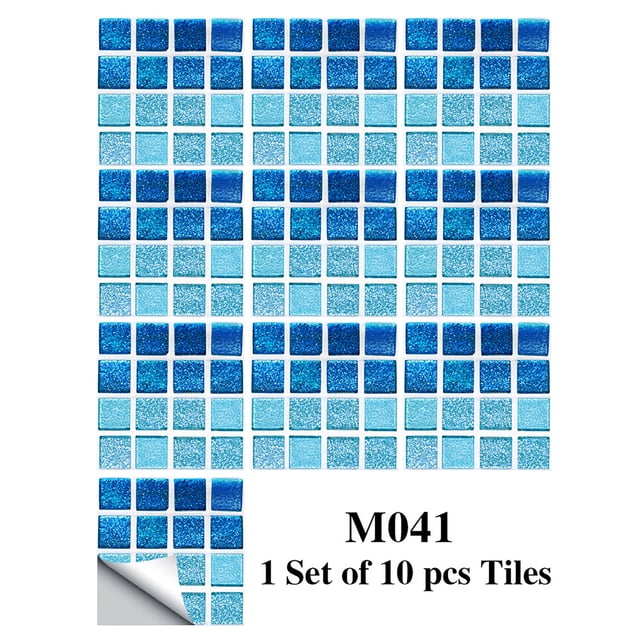 Dvkptbk Wall Stickers 10pcs Home Decor Living Room Tile Set Strong Sticker Kitchen Wall Sticker Home Decor on Clearance