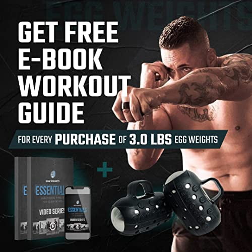 Cardio Max 3.0 lbs. ﻿(with Bag, Black) Ultra-Dense Stainless Steel Hand Weights with Anti-Slip Silicone Finger Loop Set of 2 for Workout, Fitness, Training for Men & Women +Free E-Book Workout Guide
