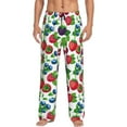 thumbnail image 5 of Mens Pajama Pants Bottoms with Pockets - Blueberry design strawberry Comfy Mens Pj Pants, Soft Men Lounge Pants, 5 of 5