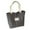 ?? Gray_Base#8727, variant on Women's Striped Canvas Tote Bag | Shoulder Handbag Large Capacity | Beige Gray Brown Fabric | Lightweight Durable Double Strap | Versatile Commuter Shopping Bookbag 11"x8.5"x2"
