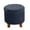 blue, variant on Button Tufted Velvet Upholstered Wooden Ottoman with Hidden Storage Dark Blue and Brown - Saltoro Sherpi