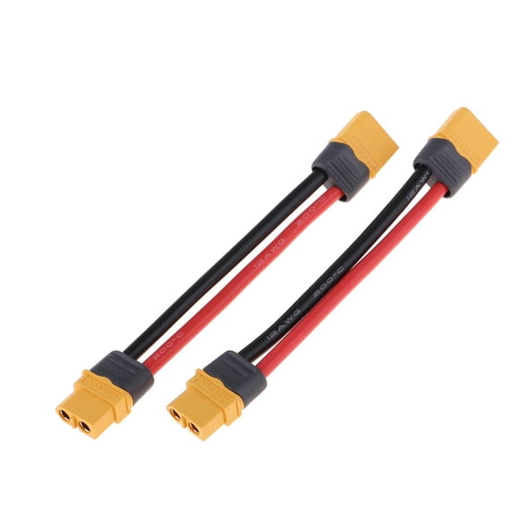 14AWG XT60 Arnés de Línea de Alambre 10cm para Batería de Aviones RC