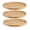 8 Inch 3 PCS Round, variant on 3 Pack 8 Inch Round Platter Fine Polished Wood Plates Serving Tray For Holding Fruit Bread Cheese Nut Coffee Tea Plant Saucer